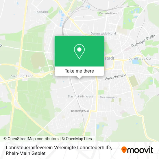 Lohnsteuerhilfeverein Vereinigte Lohnsteuerhilfe map