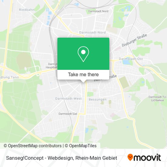 Карта Sanseg!Concept - Webdesign
