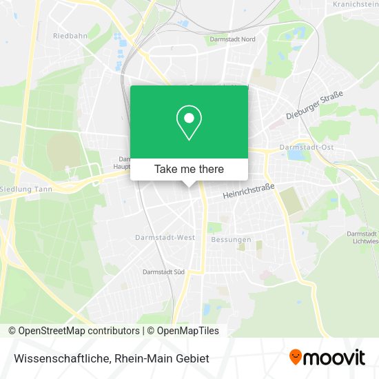 Карта Wissenschaftliche