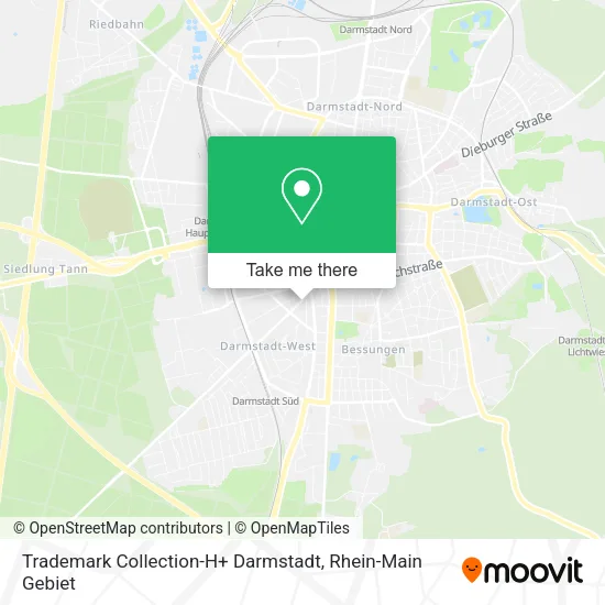 Карта Trademark Collection-H+ Darmstadt