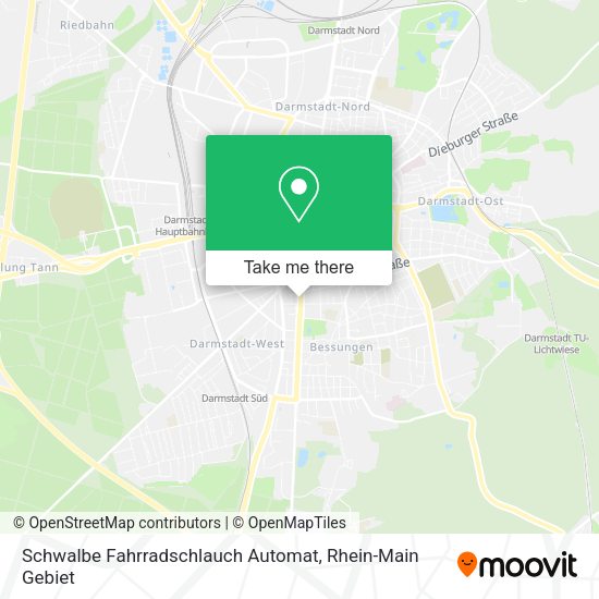 Карта Schwalbe Fahrradschlauch Automat