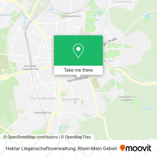 Карта Hektar Liegenschaftsverwaltung