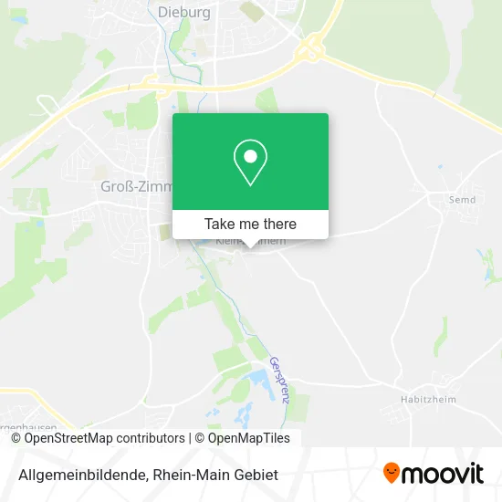 Карта Allgemeinbildende