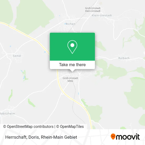 Карта Herrschaft, Doris
