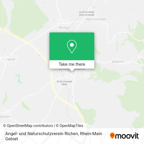Карта Angel- und Naturschutzverein Richen