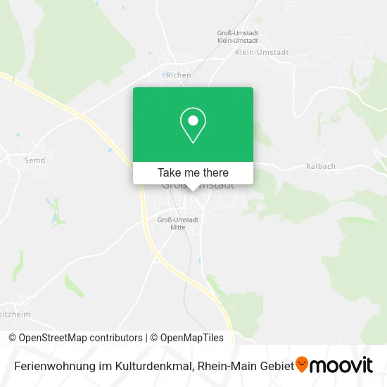 Карта Ferienwohnung im Kulturdenkmal