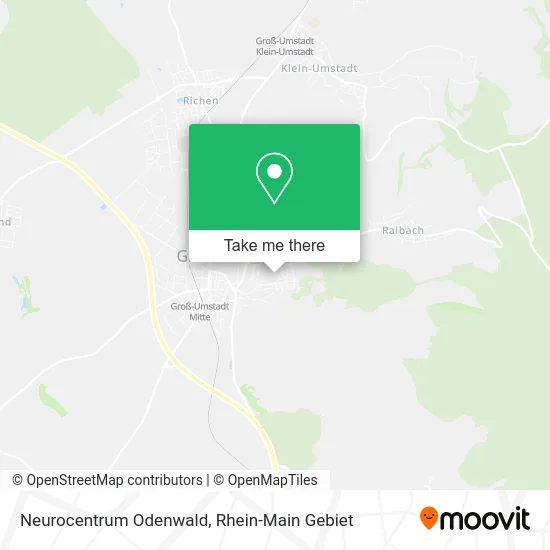 Карта Neurocentrum Odenwald
