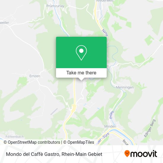 Карта Mondo del Caffè Gastro