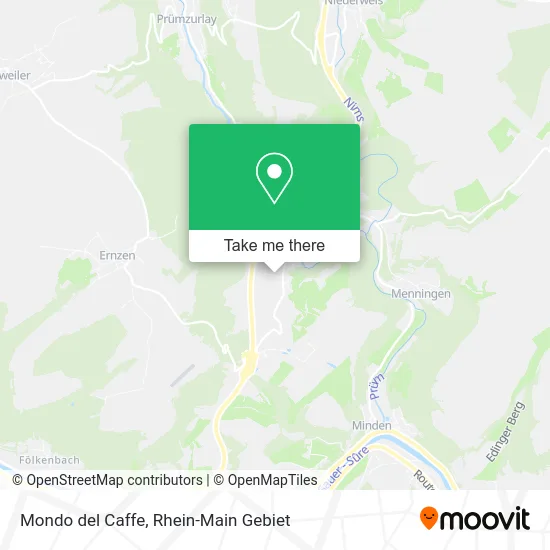 Карта Mondo del Caffe