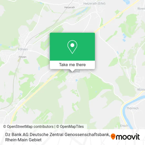 Карта Dz Bank AG Deutsche Zentral Genossenschaftsbank