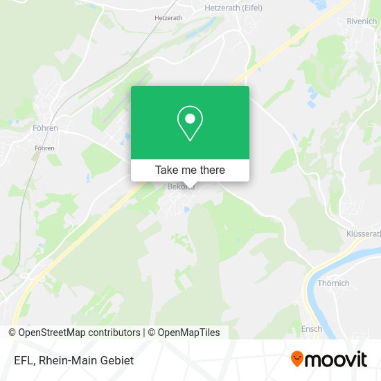 Карта EFL