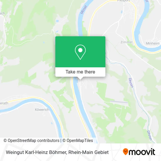 Карта Weingut Karl-Heinz Böhmer