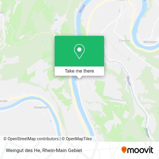 Карта Weingut des He