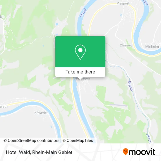 Карта Hotel Wald
