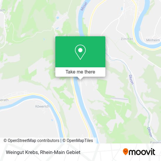 Карта Weingut Krebs