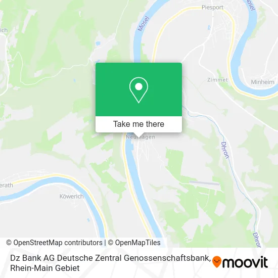 Карта Dz Bank AG Deutsche Zentral Genossenschaftsbank