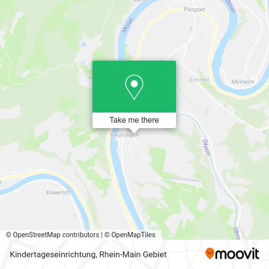 Карта Kindertageseinrichtung