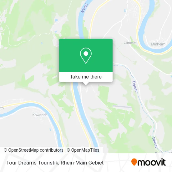 Карта Tour Dreams Touristik