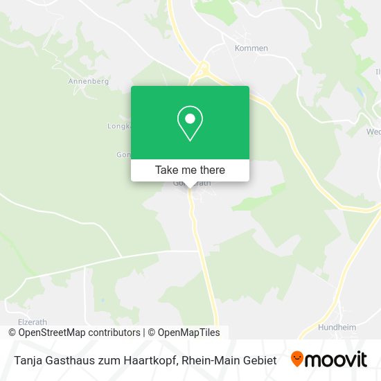 Карта Tanja Gasthaus zum Haartkopf