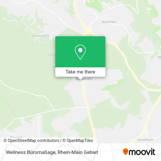 Карта Wellness Büromaßage