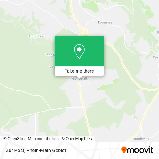 Карта Zur Post