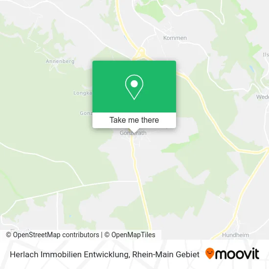Карта Herlach Immobilien Entwicklung