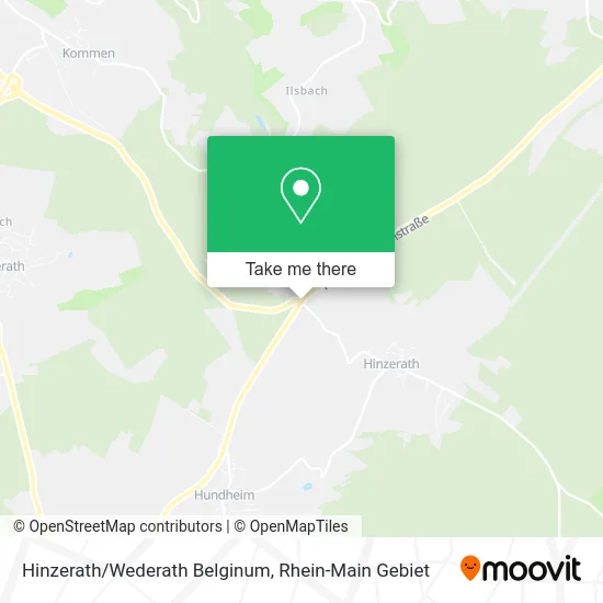 Карта Hinzerath/Wederath Belginum