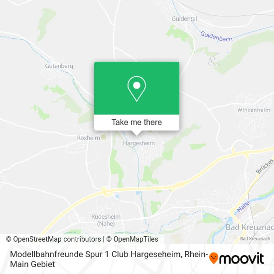 Карта Modellbahnfreunde Spur 1 Club Hargeseheim