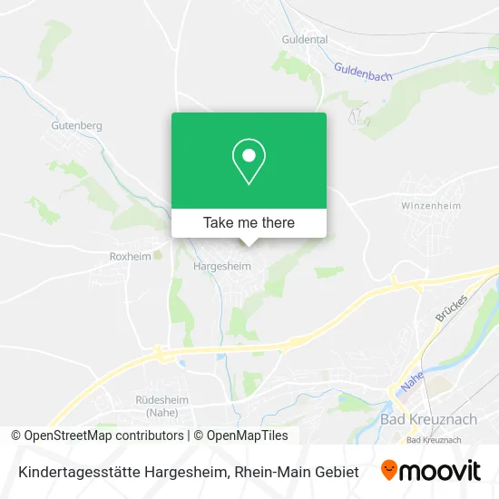Карта Kindertagesstätte Hargesheim