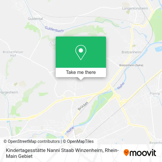 Карта Kindertagesstätte Nanni Staab Winzenheim