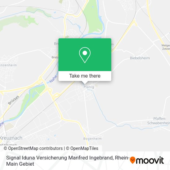 Карта Signal Iduna Versicherung Manfred Ingebrand