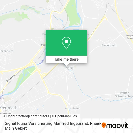 Карта Signal Iduna Versicherung Manfred Ingebrand