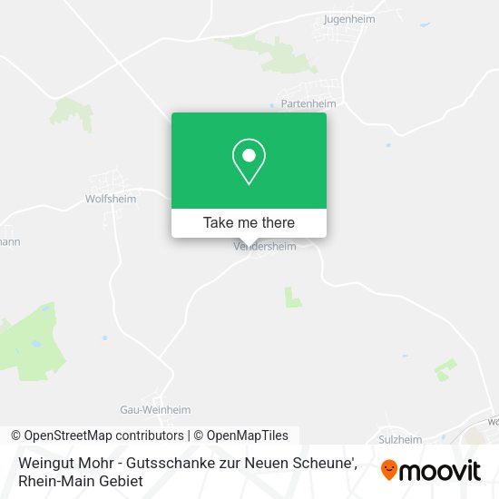Карта Weingut Mohr - Gutsschanke zur Neuen Scheune'
