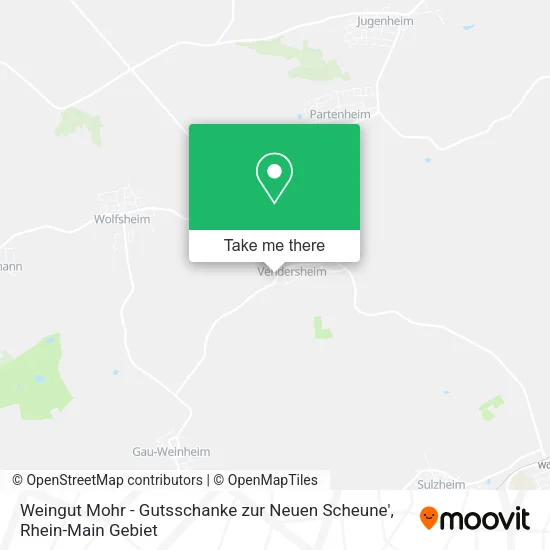 Карта Weingut Mohr - Gutsschanke zur Neuen Scheune'