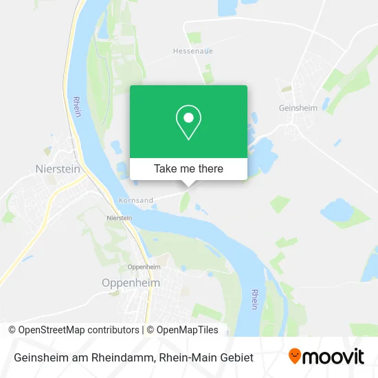 Карта Geinsheim am Rheindamm