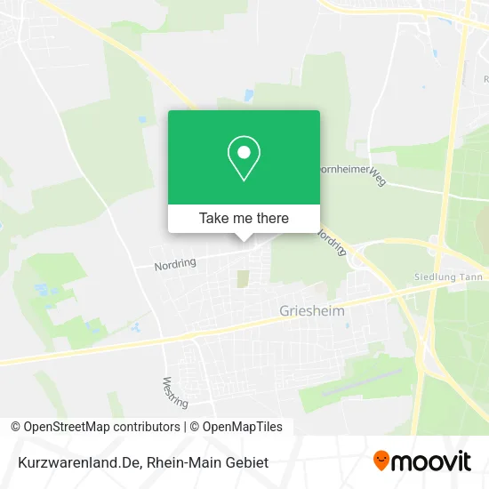 Карта Kurzwarenland.De