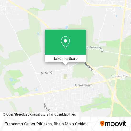 Карта Erdbeeren Selber Pflücken