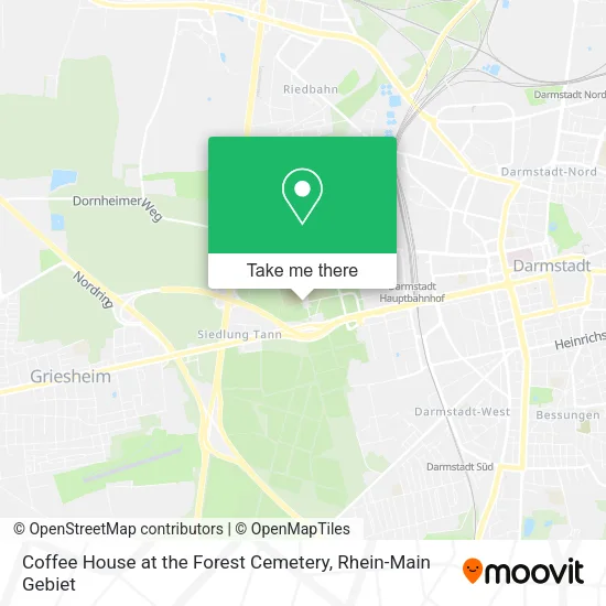 Карта Coffee House at the Forest Cemetery