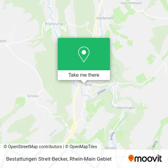 Карта Bestattungen Streit-Becker