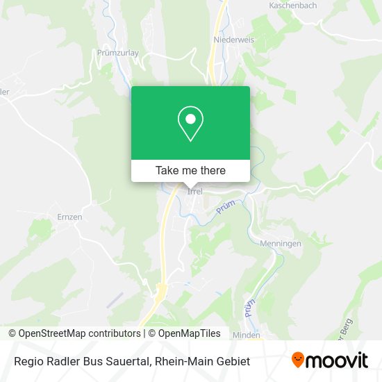 Карта Regio Radler Bus Sauertal