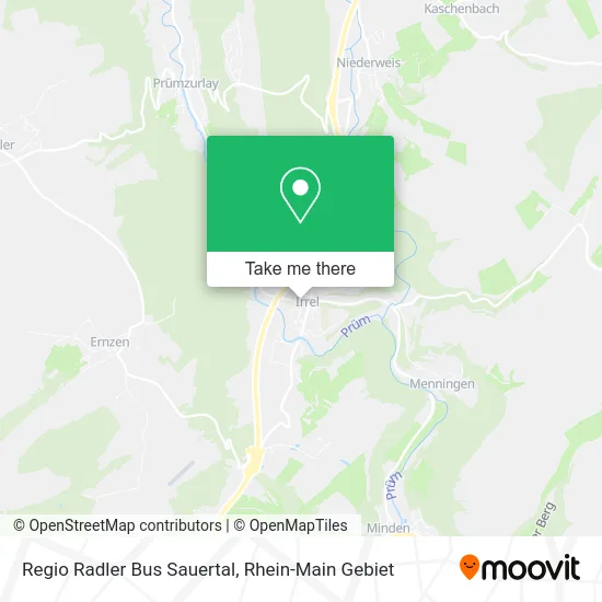 Карта Regio Radler Bus Sauertal