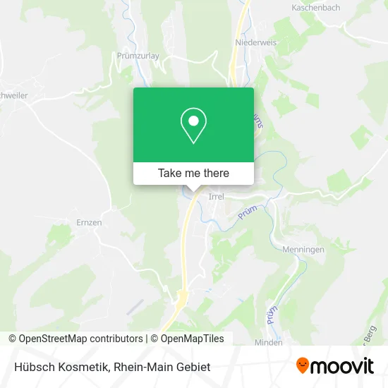 Карта Hübsch Kosmetik