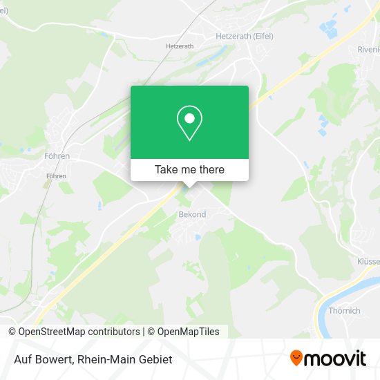 Карта Auf Bowert