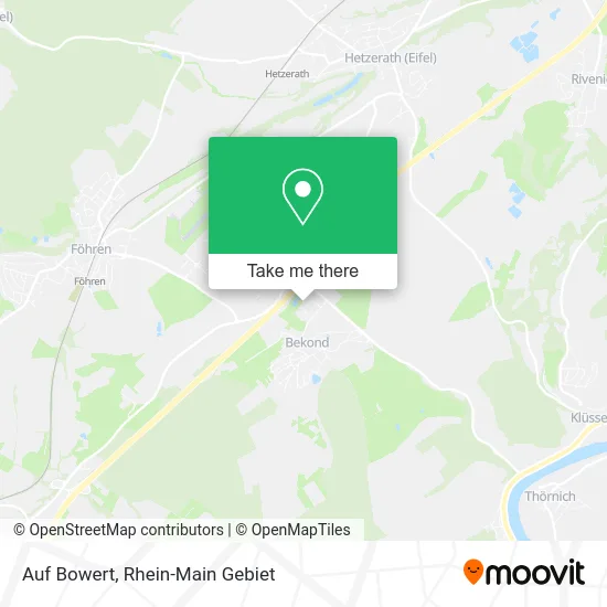 Карта Auf Bowert