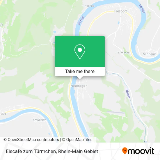 Карта Eiscafe zum Türmchen