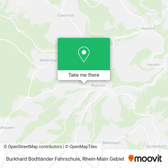 Карта Burkhard Bodtländer Fahrschule