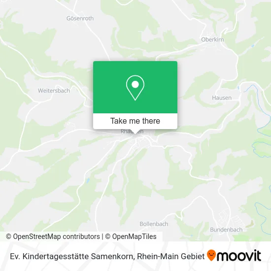 Карта Ev. Kindertagesstätte Samenkorn