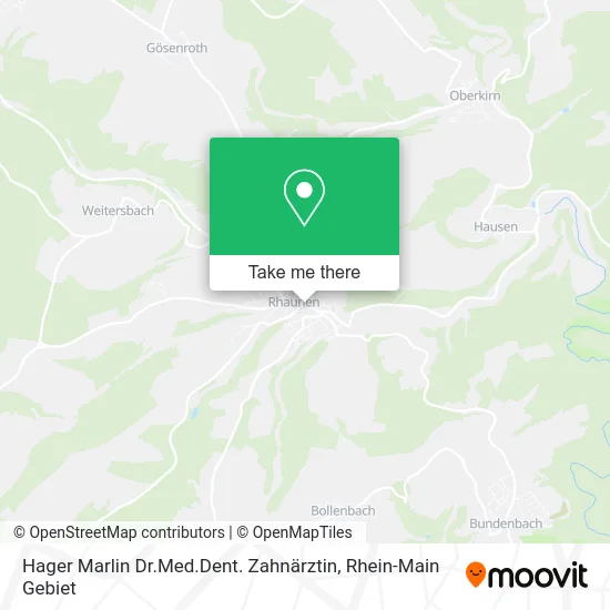 Hager Marlin Dr.Med.Dent. Zahnärztin map