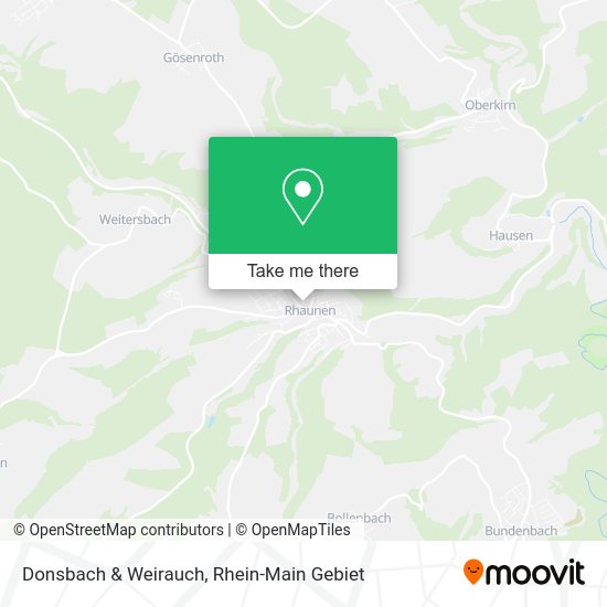 Карта Donsbach & Weirauch
