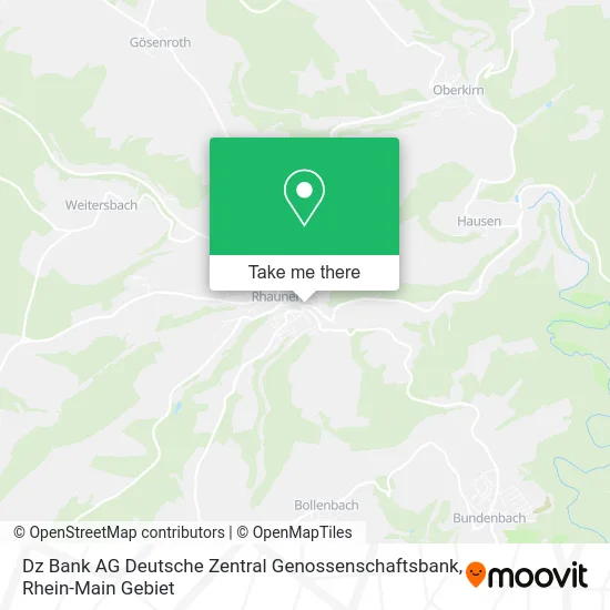 Карта Dz Bank AG Deutsche Zentral Genossenschaftsbank
